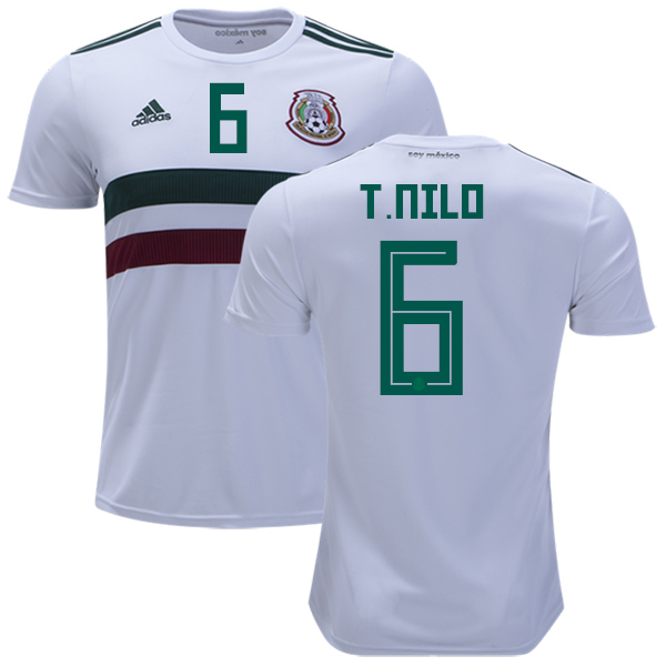 Mexico #6 T.Nilo Away Soccer Country Jersey